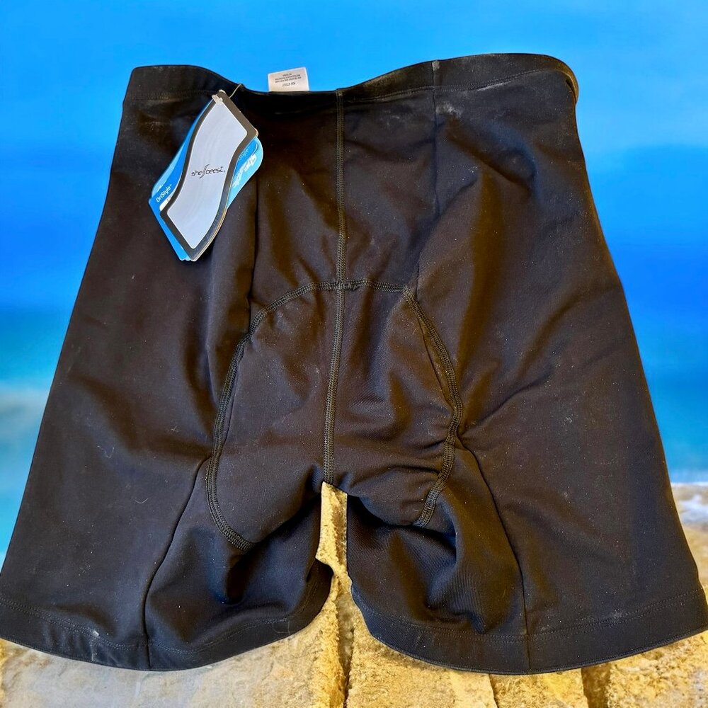 Shebeest Black Padded Cycling Bike Bicycle Shorts Dri-Style Womens XXL NEW - Picture 2 of 13